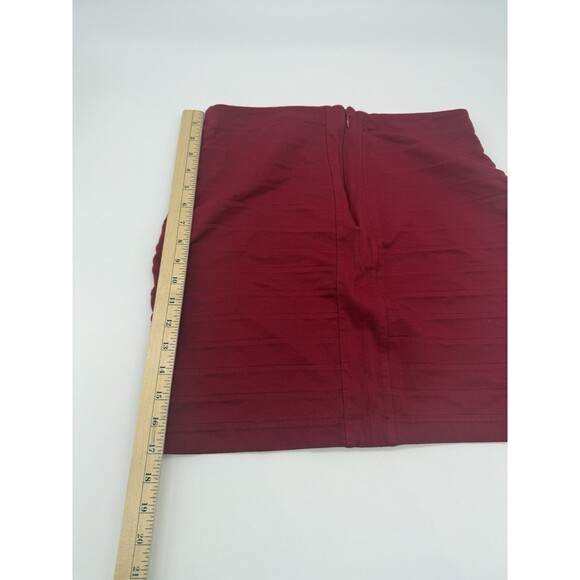 Express Mini Skirt Red Size 8 EUC Pencil Skirt - Picture 3 of 7